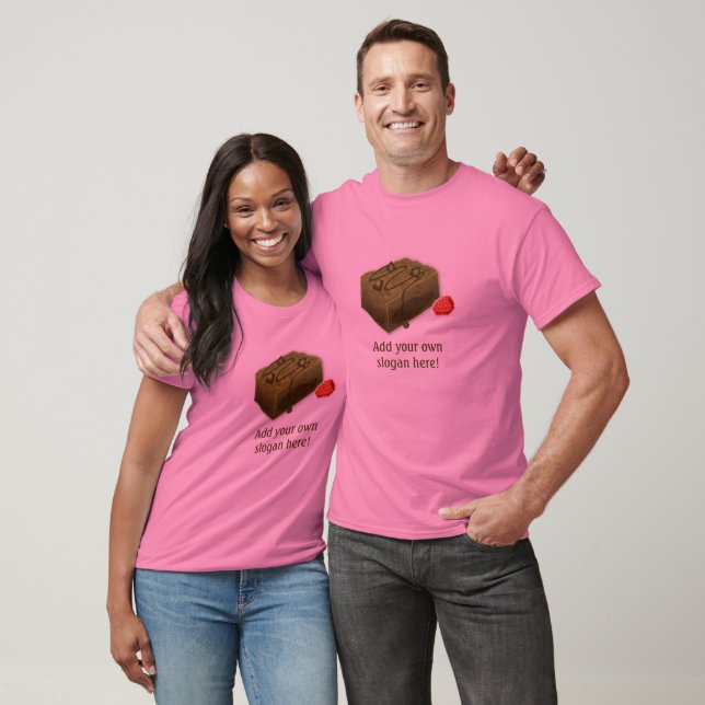 Chocolate Brownies Cake Shop - eigener Slogan T-Shirt (Unisex)