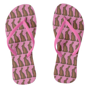 Chocolate Bunny Rabbit Osterkörbe Candy Flip Flops