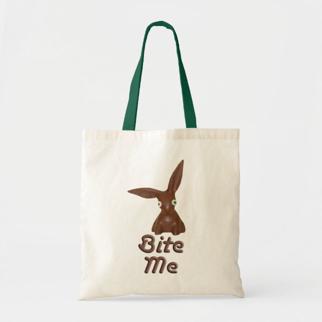 Chocolate Bunny Tote Bag Tragetasche (Vorne)