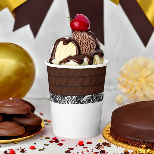 Chocolate Candy Bar Pappbecher (Von Creator hochgeladen)