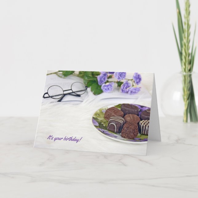 Chocolate Candy Karte (Vorderseite)