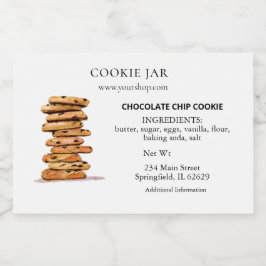 Chocolate Chip Bakery Lebensmitteletikett