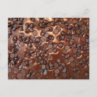 Chocolate Chip Brownies Postkarte