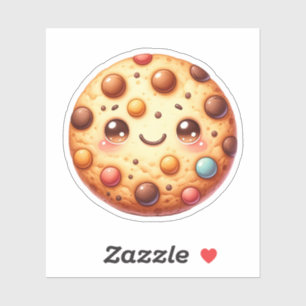 Chocolate Chip Cookie Custom Cut Vinyl Stickers Aufkleber
