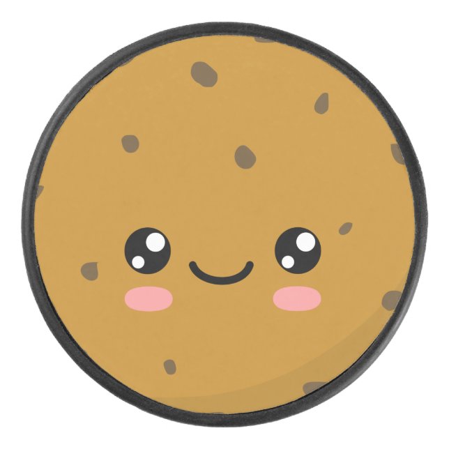 Chocolate Chip Cookie Eishockey Puck (Vorderseite)