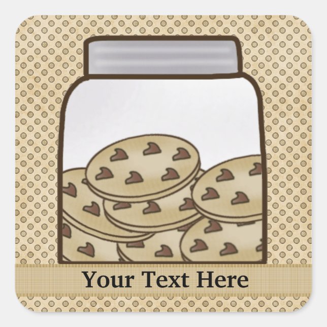 Chocolate Chip Cookie Food Aufkleber (Vorderseite)