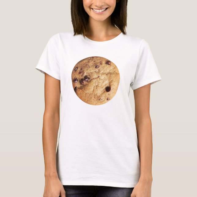 Chocolate Chip Cookie Foto T-Shirt (Vorderseite)
