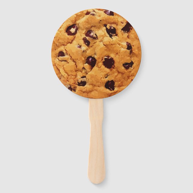 Chocolate Chip Cookie Image Fächer (Vorderseite)