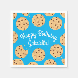 Chocolate Chip Cookie Kinder 1. Geburtstag Party B Serviette
