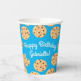 Chocolate Chip Cookie Kinder 1. Geburtstag Party Pappbecher