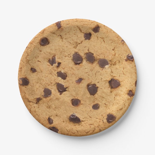 Chocolate Chip Cookie Pappteller (Vorderseite)