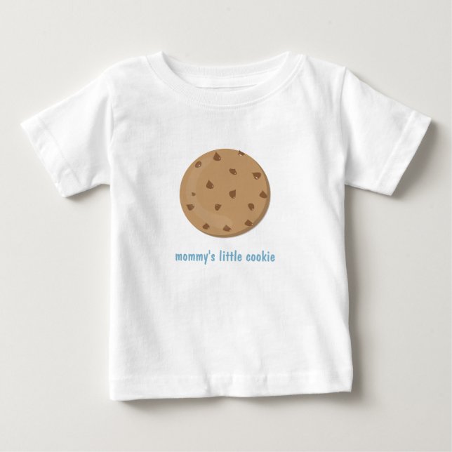 Chocolate Chip Cookie Personalisiert Baby T-shirt (Vorderseite)
