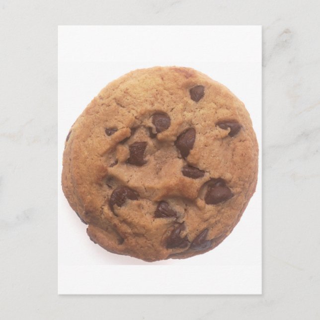 Chocolate Chip Cookie Postkarte (Vorderseite)