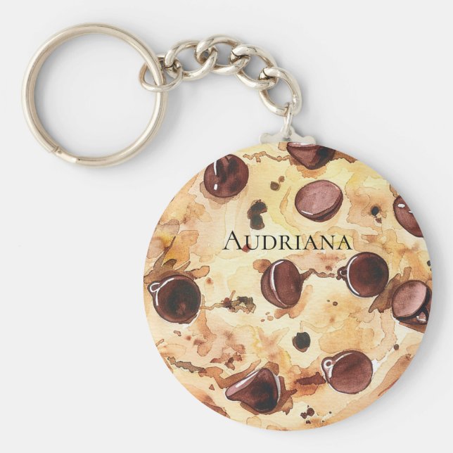Chocolate Chip Cookie Schlüsselanhänger (Vorne)