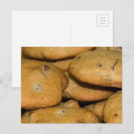 Chocolate Chip Cookies Lebensmittelfotografie Postkarte