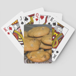 Chocolate Chip Cookies Lebensmittelfotografie Spielkarten
