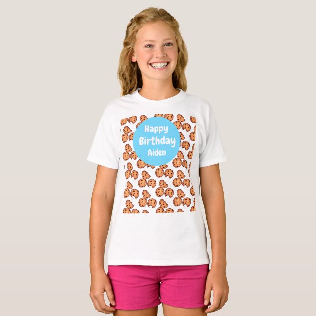 Chocolate Chip Cookies Musterballon T-Shirt (Vorne ganz)