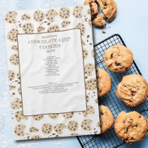 Chocolate Chip Cookies Recipe Keepsake