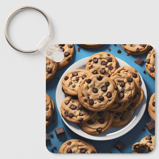 Chocolate Chip Cookies Schlüsselanhänger (Vorderseite)