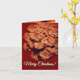 Chocolate Chip Cookies Weihnachten Karte
