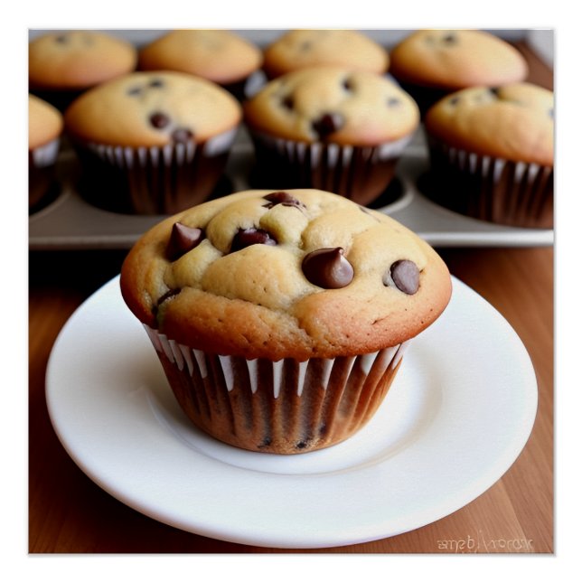 Chocolate Chip Muffin Poster (Vorderseite)