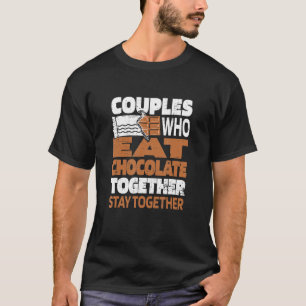 Chocolate Couple Choco Cocoa Candy Bar T-Shirt