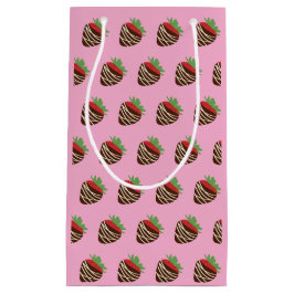 Chocolate-Covered Strawberry Gift Bag Kleine Geschenktüte