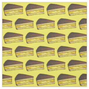 Chocolate Custard Boston Cream Pie Slice Dessert Stoff