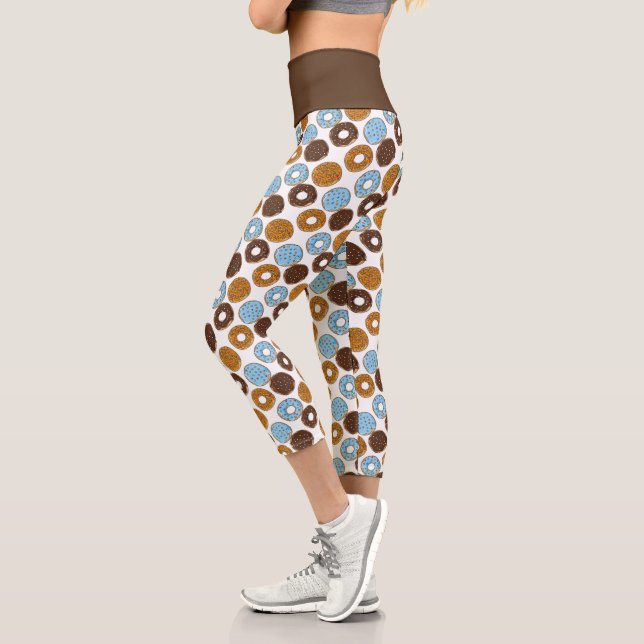 Chocolate Donuts Capri Leggings (Links)