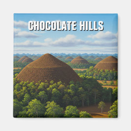 Chocolate Hills Bohol Philippinen Reise Magnet