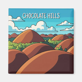 Chocolate Hills Bohol Philippinen Reise Magnet