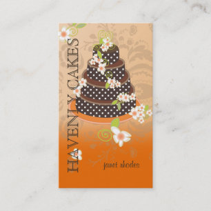 Chocolate-Hochzeitstorte/Konditorei/Pâtisserie Visitenkarte