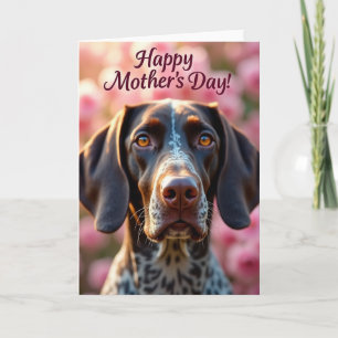 Chocolate-Hund-Muttertagskarte Karte