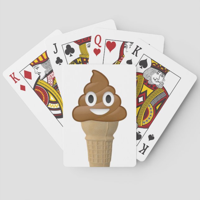 Chocolate Ice cream or is it? Fun with Emoji Spielkarten (Rückseite)