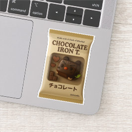 Chocolate Iron T: Bittersweet Valentine Toy Aufkleber