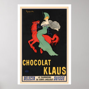 Chocolate Klaus Werbeplakat von Leonetto Poster
