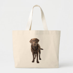 Chocolate Lab Puppy Dog Brown Labrador Retriever Jumbo Stoffbeutel