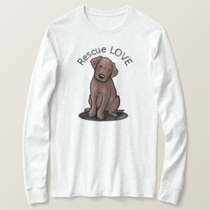 Chocolate-Lab-Welpen-T-Shirt T-Shirt
