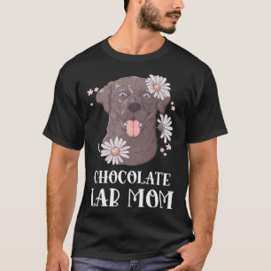 Chocolate-Labrador-Mutter Labrador Retriever Hund T-Shirt
