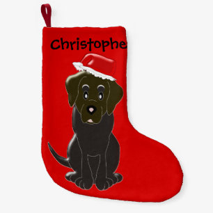Chocolate Labrador Personalisierte Weihnachten Kleiner Weihnachtsstrumpf