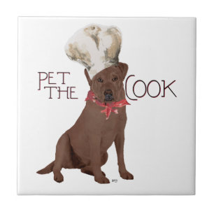 Chocolate Labrador Retriever Koch Fliese