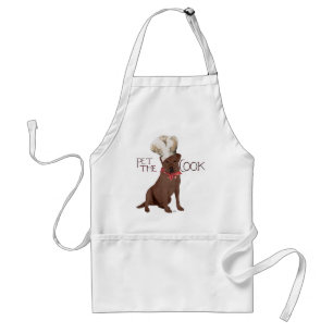 Chocolate-Labrador-Retriever-Koch Schürze