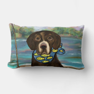 Chocolate-Labrador Retriever Lendenkissen