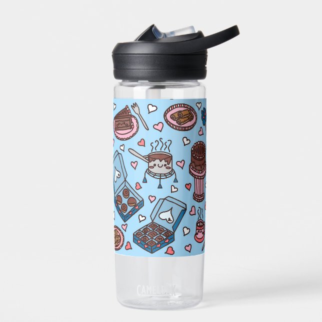 Chocolate lover cute trinkflasche (Links)
