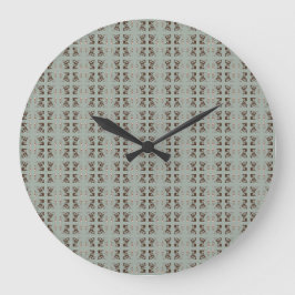 CHOCOLATE MINT acrylic wall clock  Große Wanduhr