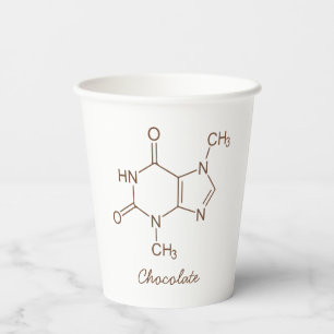 Chocolate Molecule Personalisiert Pappbecher