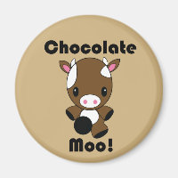 Chocolate Moo Kawaii Cow