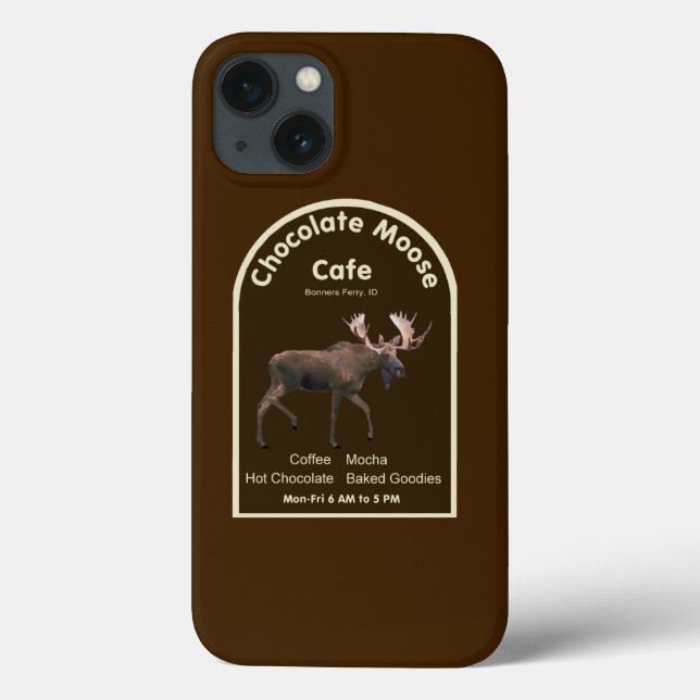 Chocolate Moose Café Case-Mate iPhone Hülle (Rückseite)
