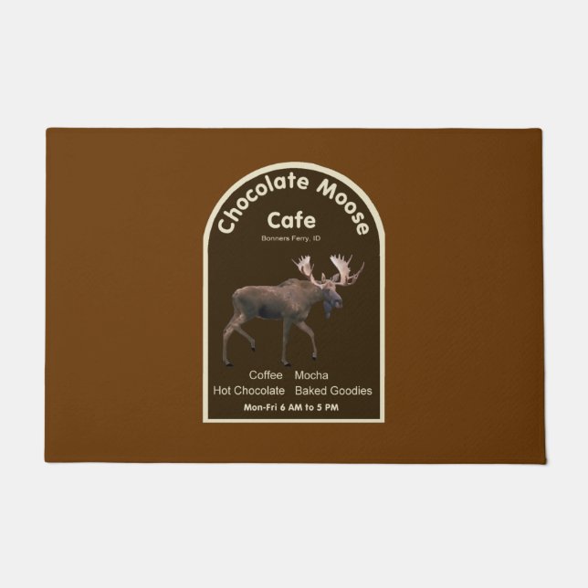 Chocolate Moose Café Fußmatte (Vorderseite)