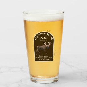 Chocolate Moose Café Glas